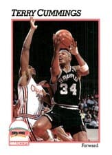 Terry Cummings 1991-92 Hoops Base Set card
