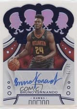 Bruno Fernando 2019 Panini Crown Royale Rookie Autographs card