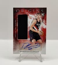 2024-25 Panini Origins Rookie Jersey Auto Set Donovan Clingan #RJA-DCB card