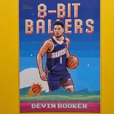 Devin Booker 2025 Topps 8-Bit Ballers card