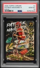 2025 Topps Chrome Kaiju Patrick Mahomes II #KAI-2 card