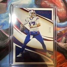Josh Allen 2020 Panini Immaculate Collection card
