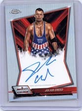 2026 Topps Chrome WWE Red Brand Autographs Julius Creed #RBA-JUL card
