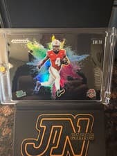2025 Panini Prizm Draft Picks Black Color Blast Jeremiah Smith #1 card