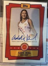 2025 Topps Chrome McDonald's All American Event Autographs Addie Deal #EA-ADE card