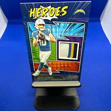 2025 Panini Absolute Absolute Heroes Memorabilia Justin Herbert #AHM-JHT card