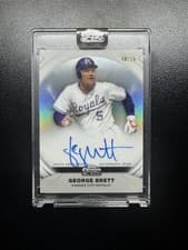 2025 Topps Chrome Black Ivory Autographs George Brett #IVA-GB card