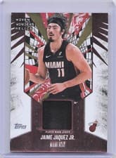 2025-26 Topps Woven Wonders Relics Jaime Jaquez Jr. #WW-JJ card