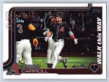 2025 Topps Walk This Way Corbin Carroll #WTW-1 card