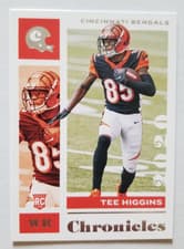 Tee Higgins 2020 Panini Chronicles card