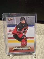 Connor Bedard 2025 Upper Deck Tim Hortons Team Canada Celebrated Prodigies card
