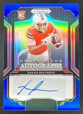 2025 Panini Prizm Draft Picks Draft Picks Autographs Xavier Restrepo #67 card