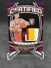 2024-25 Panini Totally Certified Certified Baller Zaccharie Risacher #CB-ZCR card