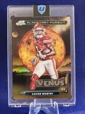 2024 Topps Chrome Cosmic Planetary Pursuit - Venus Xavier Worthy #PPV-XW card