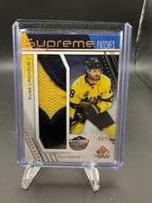 2025-26 SP Game Used 2025 4 Nations Face-Off Supreme Patches Elias Pettersson #SP4N-EP card