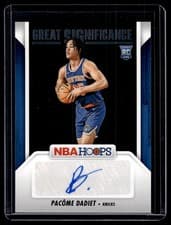 2024-25 Hoops Great SIGnificance Pacome Dadiet #GS-PDK card