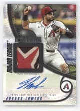 2025 Topps Update Major League Material Autographs Jordan Lawlar #MMAU-JL card