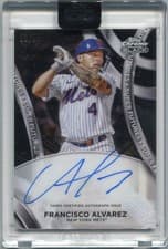 2024 Topps Chrome Black Super Futures Autographs Francisco Alvarez #SFA-FA card