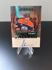 2025-26 Upper Deck Credentials Debut Ticket Access Autographs Isaac Howard #DTA-IH card