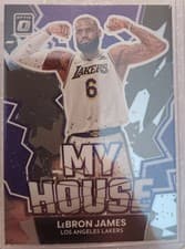 LeBron James 2022 Panini Donruss Optic My House card