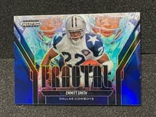 2025 Panini Prizm Black Fractal Emmitt Smith #4 card
