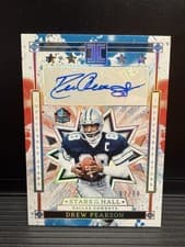 2025 Panini Impeccable Stars of the Hall Autographs Drew Pearson #9 card