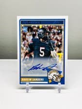 Raheim Sanders 2025 Score Rookies card