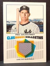 2026 Topps Heritage Clubhouse Collection Relics Paul Goldschmidt #CCR-PG card