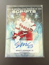 2024-25 Upper Deck Black Diamond Sparkling Rookie Scripts Scott Morrow #SRS-SM card