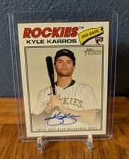 2026 Topps Heritage Real One Autographs Kyle Karros #ROA-KK card