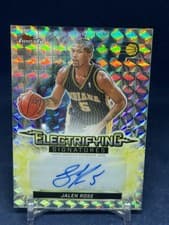 2025-26 Finest Electrifying Signatures Jalen Rose #ESG-JR card