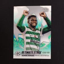 Ousmane Diomande 2025 Topps UEFA Ultimate Stage Chrome card