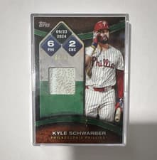 2025 Topps Rounding the Bases Relics Kyle Schwarber #RTB-KY card