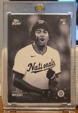 2025 Topps Black & White Base Set James Wood #57 card