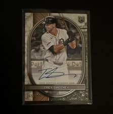 2025 Topps Museum Collection Archival Autographs Trey Sweeney #AA-TSW card