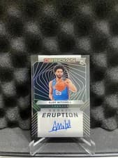2024-25 Panini Obsidian Rookie Eruption Autographs Ajay Mitchell #REA-AJY card