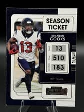 Brandin Cooks 2021 Panini Contenders card