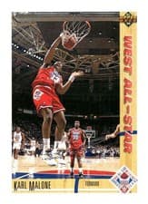 Karl Malone 1991-92 Upper Deck Base Set card
