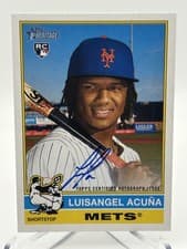 2025 Topps Heritage Real One Autographs Luisangel Acuña #ROA-LA card