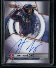 2025 Bowman's Best Best of 2025 Autographs Jonathon Long #B25-JLO card