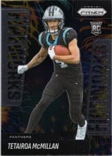 2025 Panini Prizm Fireworks Tetairoa McMillan #21 card