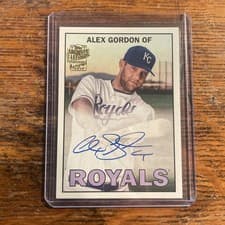 2025 Topps Archives Fan Favorite Autographs 1967 Alex Gordon #67FFA-AG card