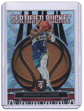 2024-25 Panini Totally Certified Certified Bucket Damian Lillard #23 card