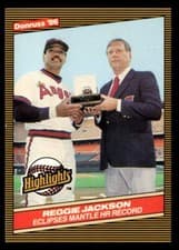 Reggie Jackson 1986 Donruss Highlights card
