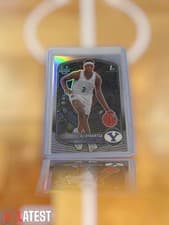 AJ Dybantsa 2025-26 Bowman Chrome Prospects Etched In Glass Variation card