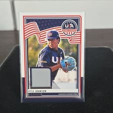 2025 Panini Stars & Stripes USA Materials Kyle Johnson #USA-KJ card