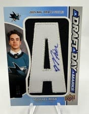 2025-26 SP Game Used Draft Day Marks Michael Misa #DDM-MM card