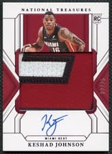 Keshad Johnson 2024 Panini National Treasures card
