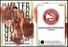 2024-25 Panini Court Kings Water Color Zaccharie Risacher #13 card