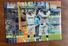 Christian Yelich 2020 Stadium Club Chrome card